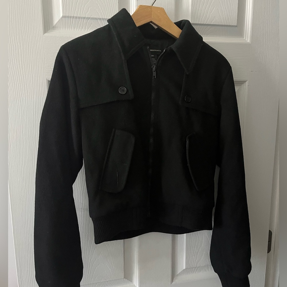Wool Club Monaco bomber coat (medium)